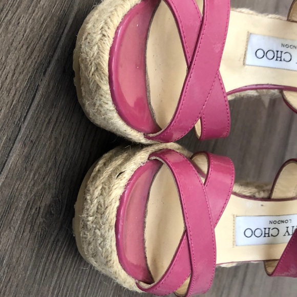 Jimmy choo size 34.5 espadrille Wedges - Picture 4 of 8